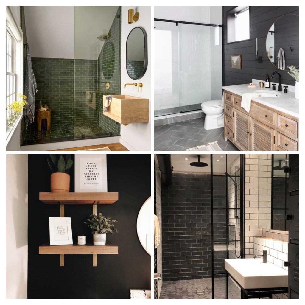 bathroom accent wall ideas