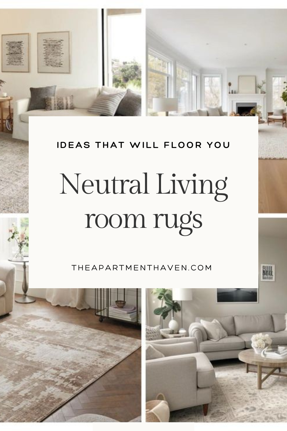 neutral living room rugs